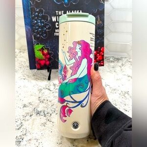 Starbucks 2024 Winter Siren Hot Drink SS Tumbler. NWT. Shimmery, gorgeous!HTF